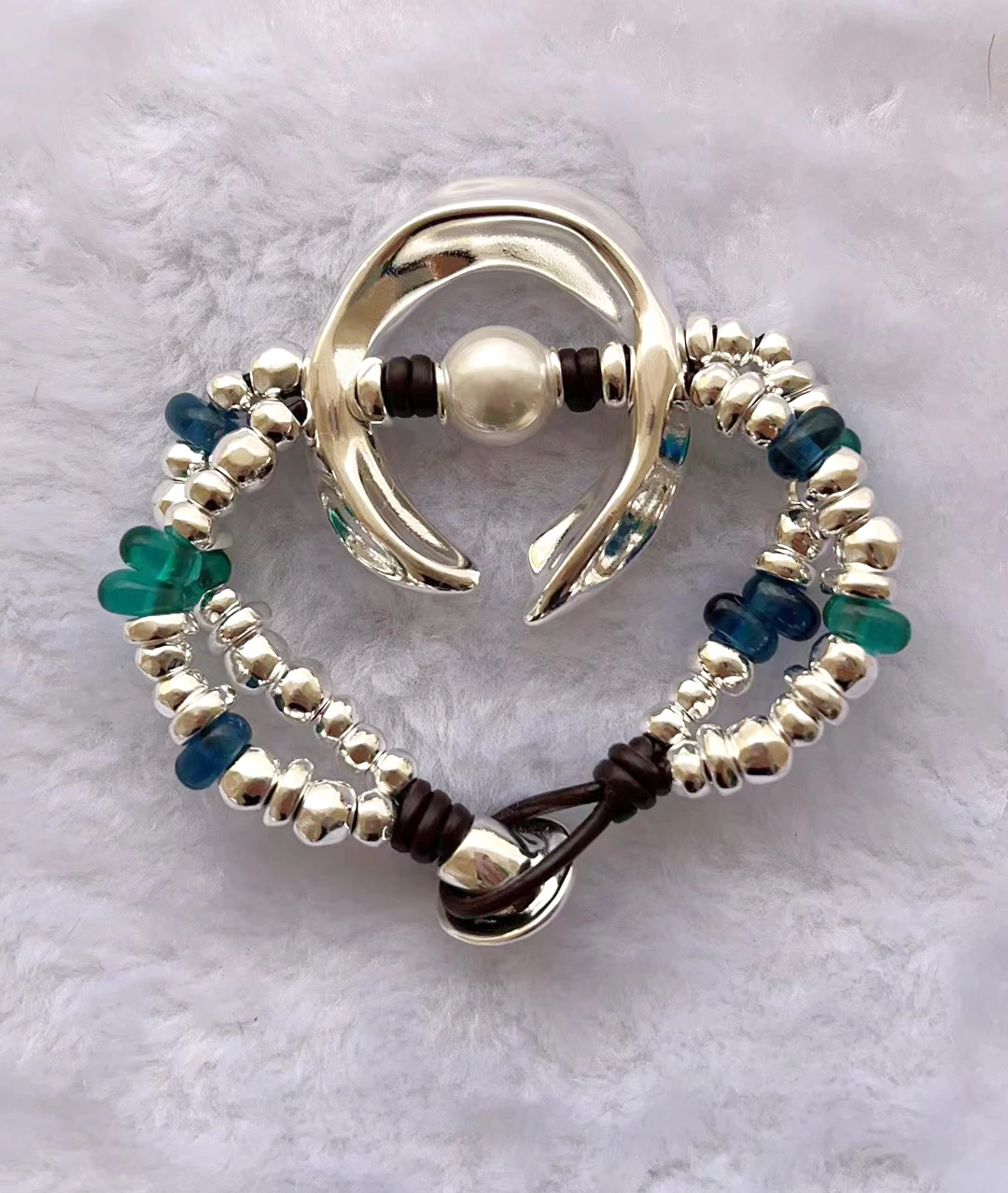 

Новинка 2022 г., модный креативный женский праздничный браслет unode 50 из серебра 925 пробы с гальваническим покрытием, подарок