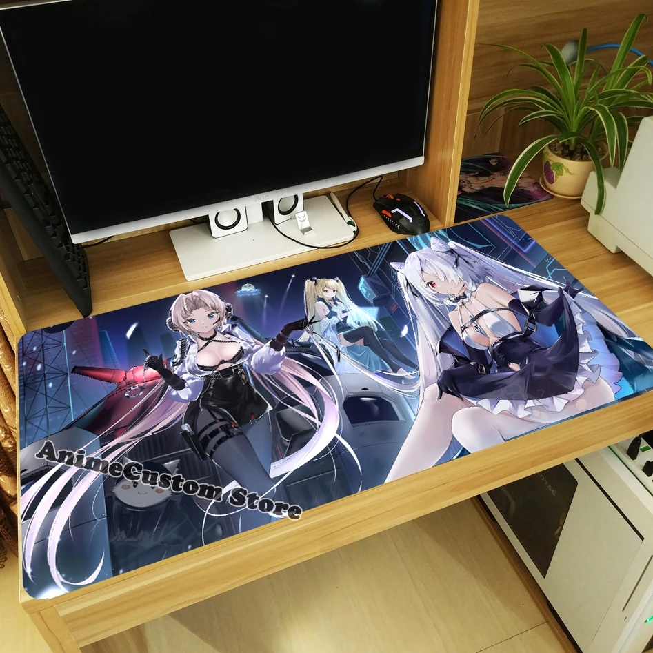 Nieuwe Game Anime Azur Lane Sn Kronshtadt Cosplay Grote Muismat Otaku Thicken Laptop Muizen Mat Toetsenbord Mat Playmat Xmas gift