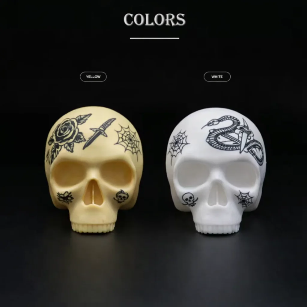 

Audersigt Tattoo Silicone Skull Tattoo Practice Supplies Makeup Accessories DIY Embroidery Tattoo Artists Tattoo Supplies