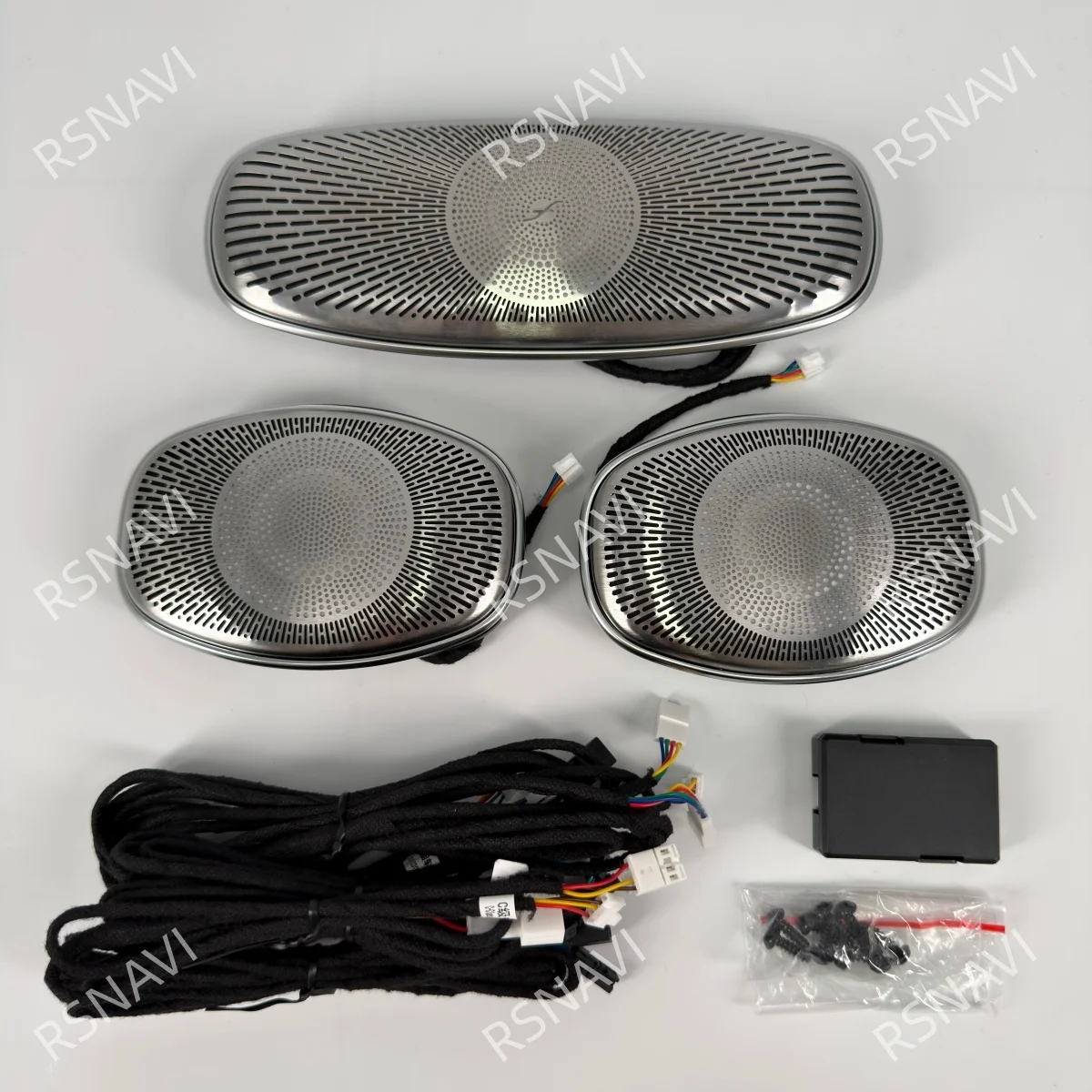 7/64 Colors 3-piece set Roof speaker For Mercedes Benz C-Class W205 GLC X253 2015-2021  Roof Illuminated Speaker Car accessories