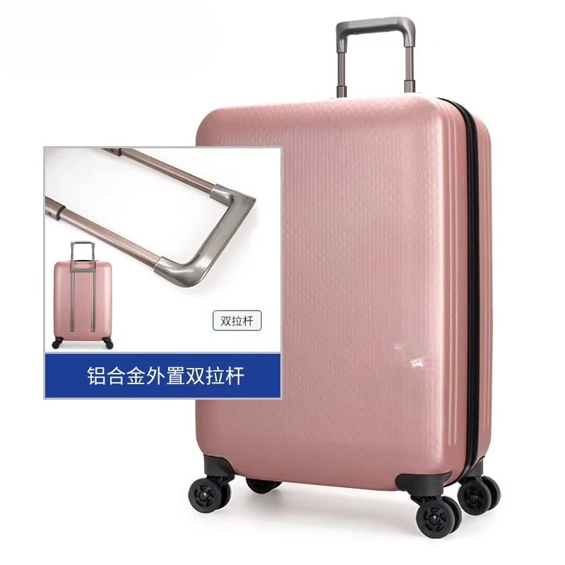 Koper Kotak-kotak Roda Tas Asrama Fashion Wanita Koper Pria Kapasitas Besar