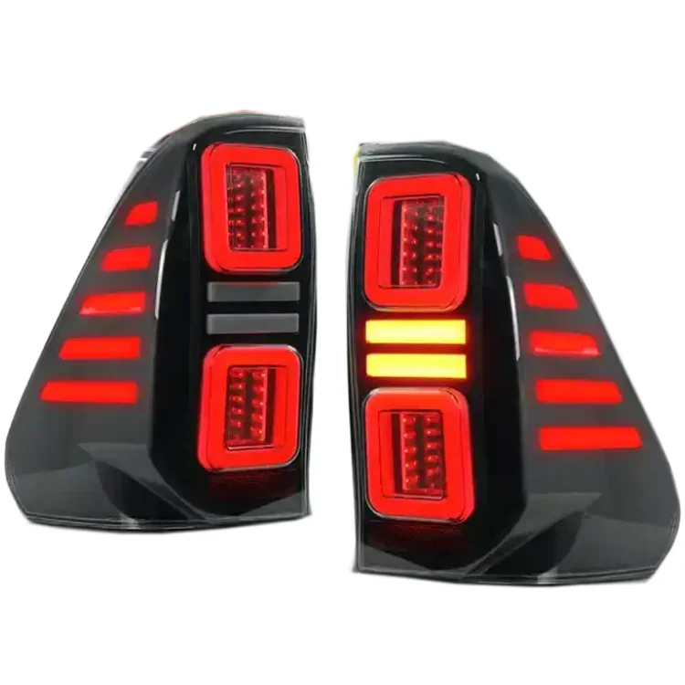 

High Quality Car Accessories Body Kit Led Rear Lamp Taillight For Toyota HILUX REVO 2015-2021 back tail upgrade