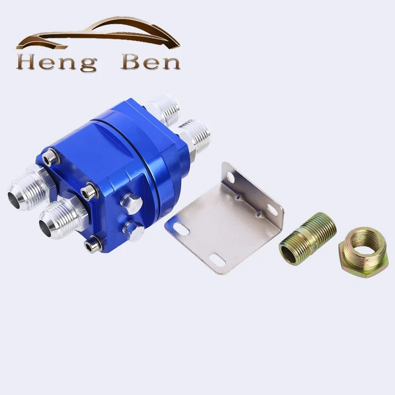 MALE OIL FILTER RELOCATION SANDWICH FITTING ADAPTER KIT 3/4