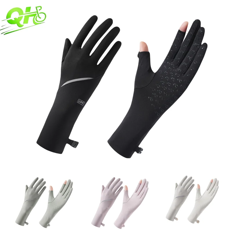 

Легкие тонкие велосипедные перчатки, модные дышащие солнцезащитные перчатки Surron UPF 300+ bicicleta eléctrica, удлиненные перчатки для рыбалки