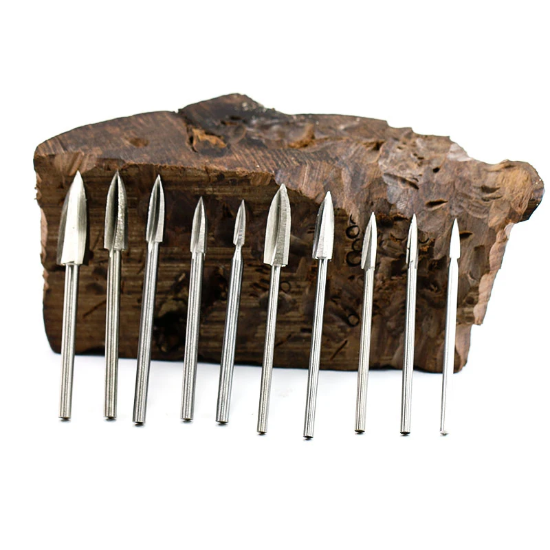 Picture 3: High-Speed Steel (HSS) Wood Carving Drill Bit Set And Solid Carbide Steel Root Drill Bits
