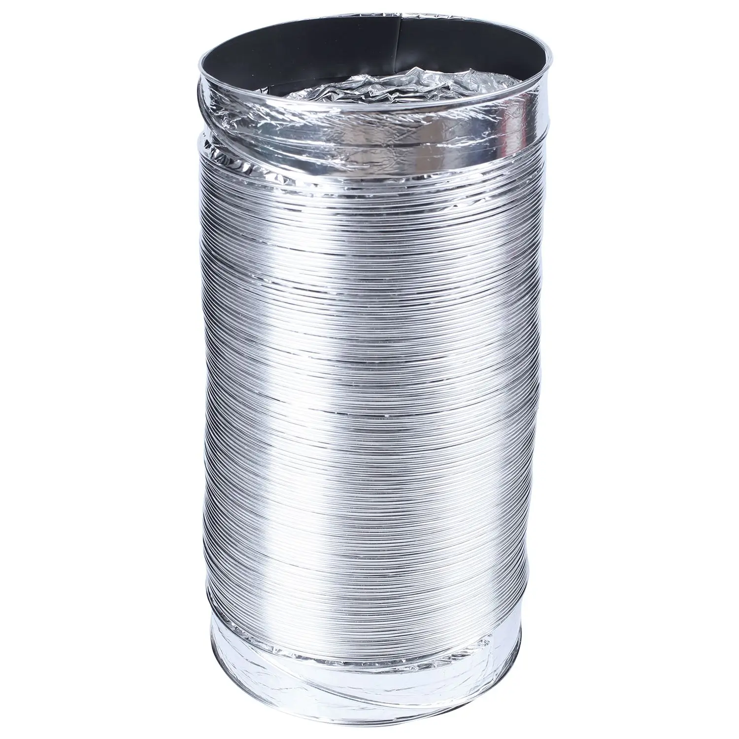 3 Meter Length 100Mm/4 Inch Fresh Air System Flexible Aluminum Exhaust Duct Pipe Air Ventilation Pipe Hose for Bathroom