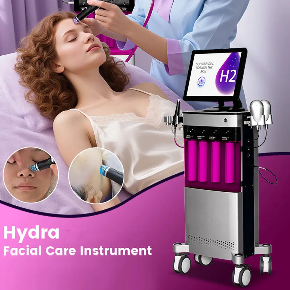 New Hydra Oxygen Facial Multifunction Skin Care Machine: Facial Cleaning, Rejuvenation, Blackhead Removal & Face Lifting