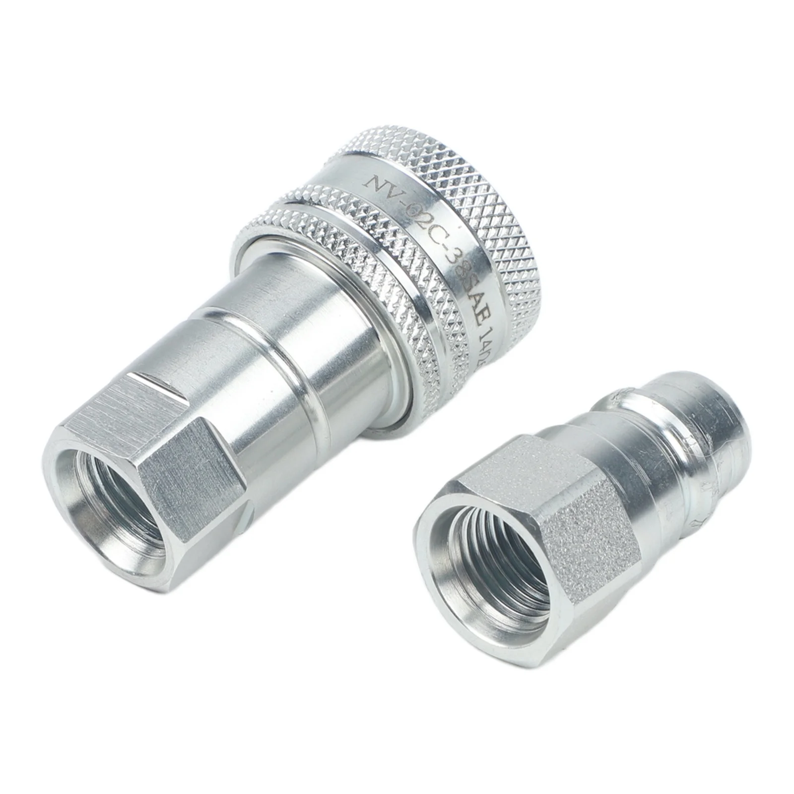 AW32184 LVA16843 Hydraulic Quick Coupler Kit Male Female For Tractor 35MPa Stainless Steel Connector Set Heavy Equipment Parts