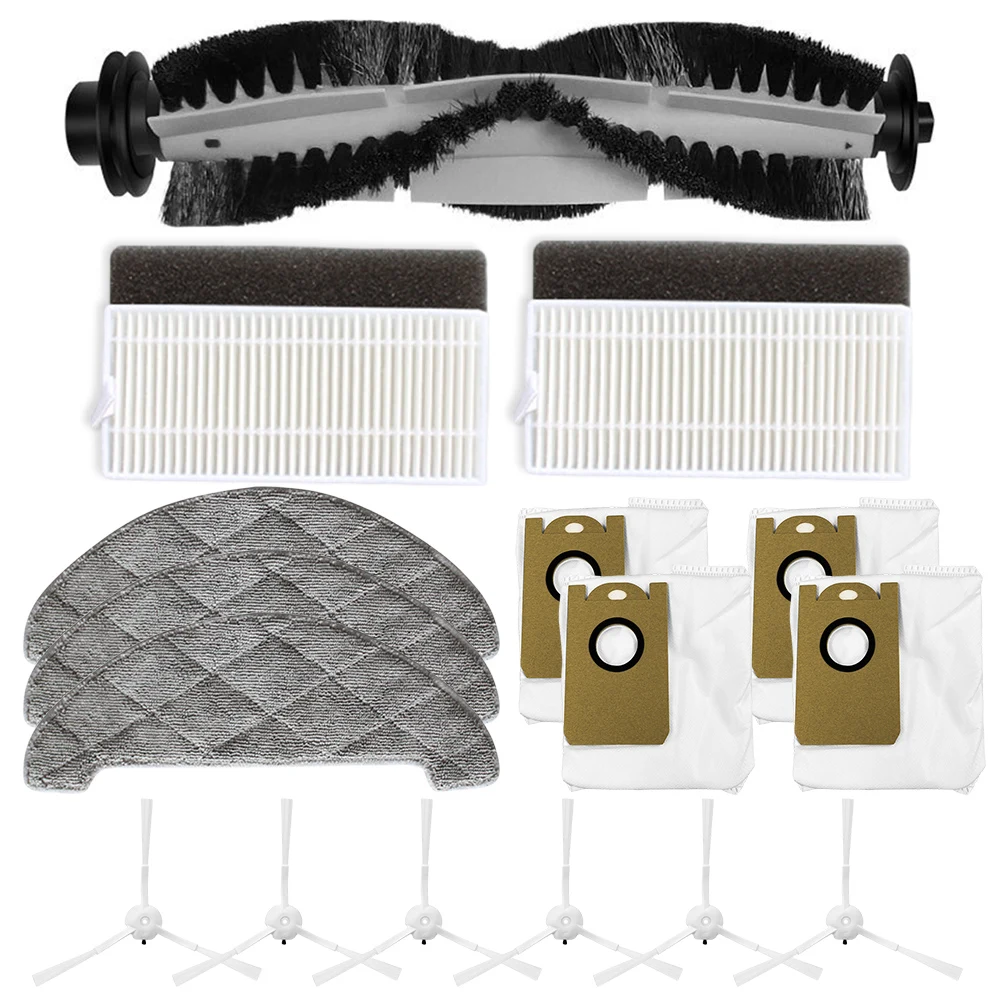 

For TAMA H14 /For Innos R7 /For LIHHAS LH90 Vacuum Cleaner Main Brush Filters Mop Cloths Dust Bags Side Brushes Kit