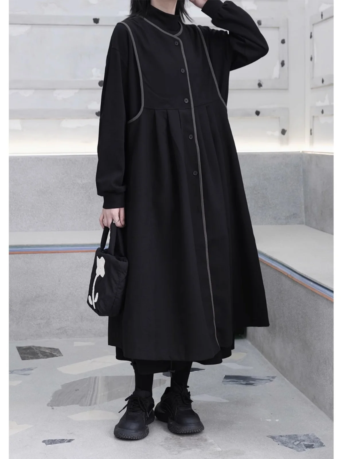 High-end luxo veludo envoltório bainha colete dr cor blo longa camada de base saia a linha silhueta redonda neline sem sve