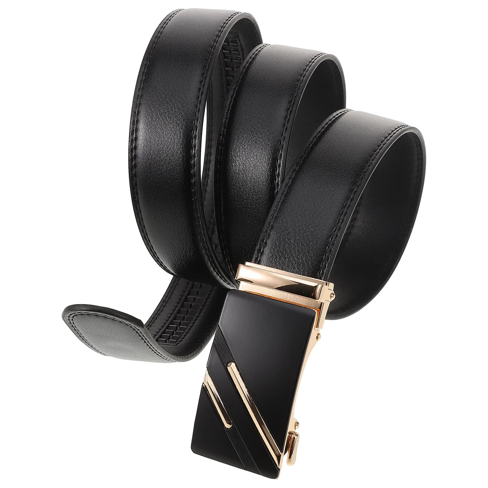 

Automatic Buckle Imitation Adjustable Casual Jeans Jeans Men Imitation Belt Belt Strong Durability