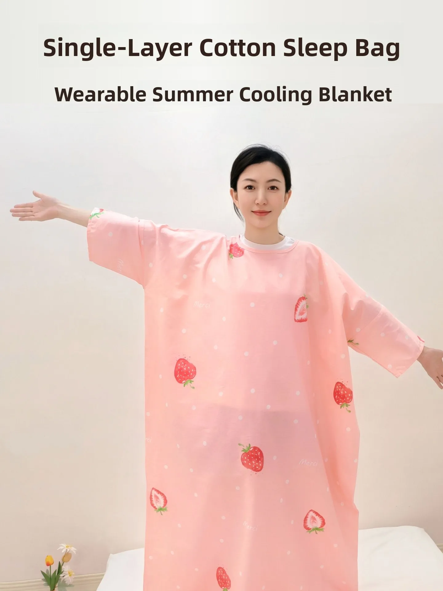 lightweight-single-layer-cotton-summer-sleep-bag-for-children-and-adults-anti-kick-air-conditioned-room-pure-cotton-bedding