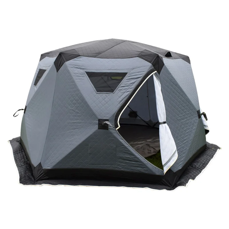 Hexagonal Portable Sauna Tent Ice Fishing Shelter Winter Outdoor Camping Gear
