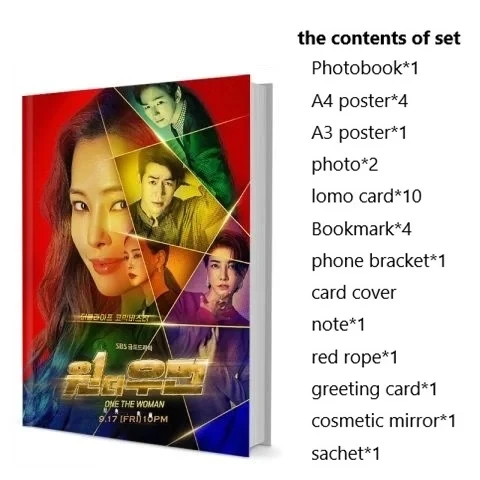 

One the Woman Ha-nui Lee Sang-yoon Lee Seo-yeon Jin Photobook Set With Poster Lomo Card Bookmark Photo Album Art Book