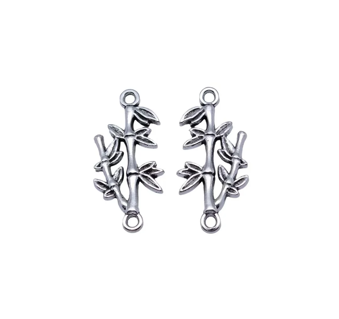 

25pcs 25x12mm Zinc alloy metal tibetan silver plated connector T1179 for jewelry making