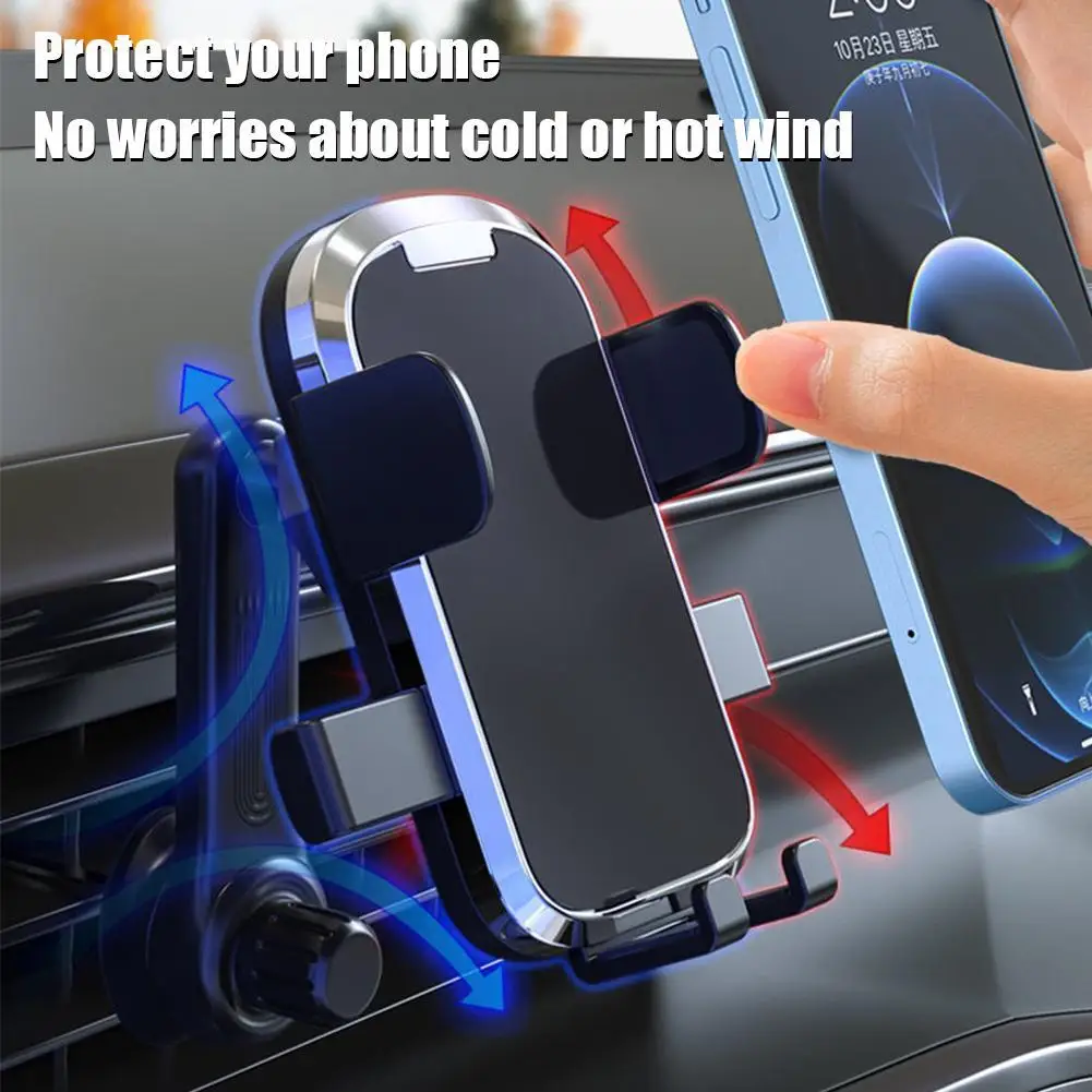 

Car Anti-slip Phone Holder Universal Suction Cup-type Navigation Phone Holder Car Air Outlet Instrument Desk Accessories