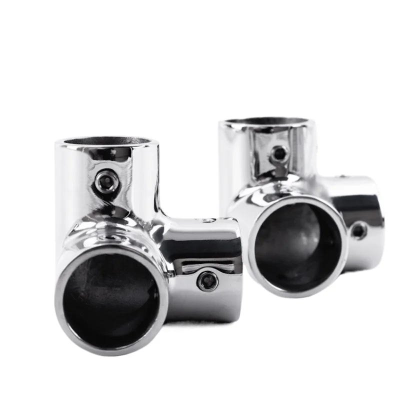 

1316 stainless steel cross tee, four-way pipe seat yacht hardware accessories, yacht railing accessories, marine