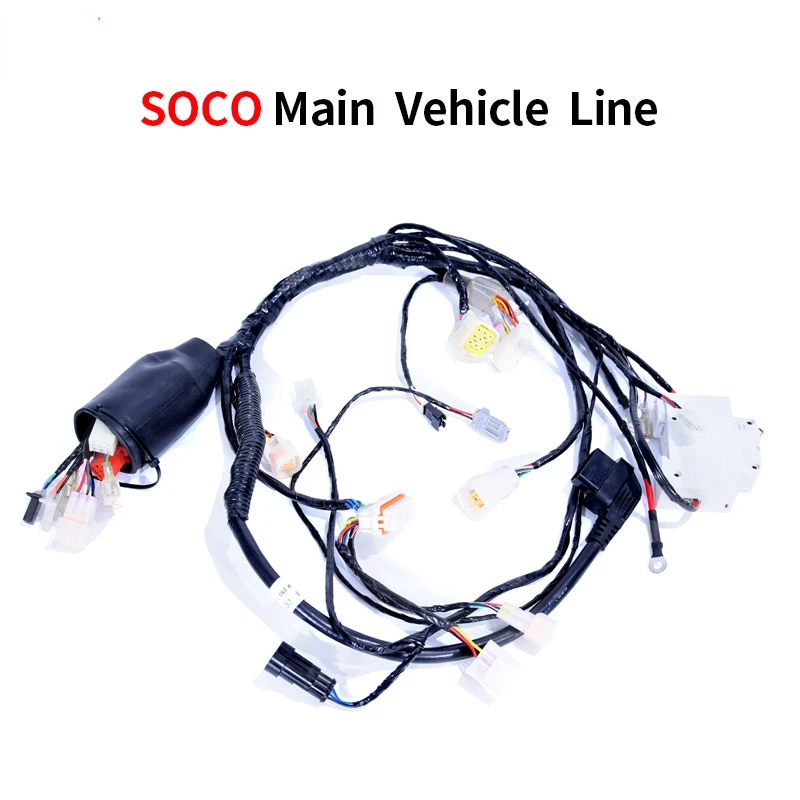 

For Super SOCO TC TS Vehicle Line Charging Plug Battery Socket Cable Original Replacement E-bike Scooter Motorcycle Accessories