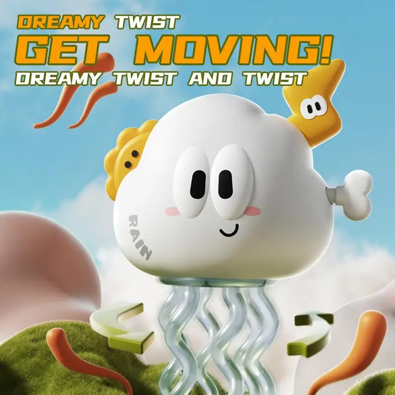 لعبة الريح التفاعلية لسطح المكتب على شكل الأخطبوط السحابي: مثالية للتحفيز الحسي واللعب الهدئي والتجمع الجماعي #3