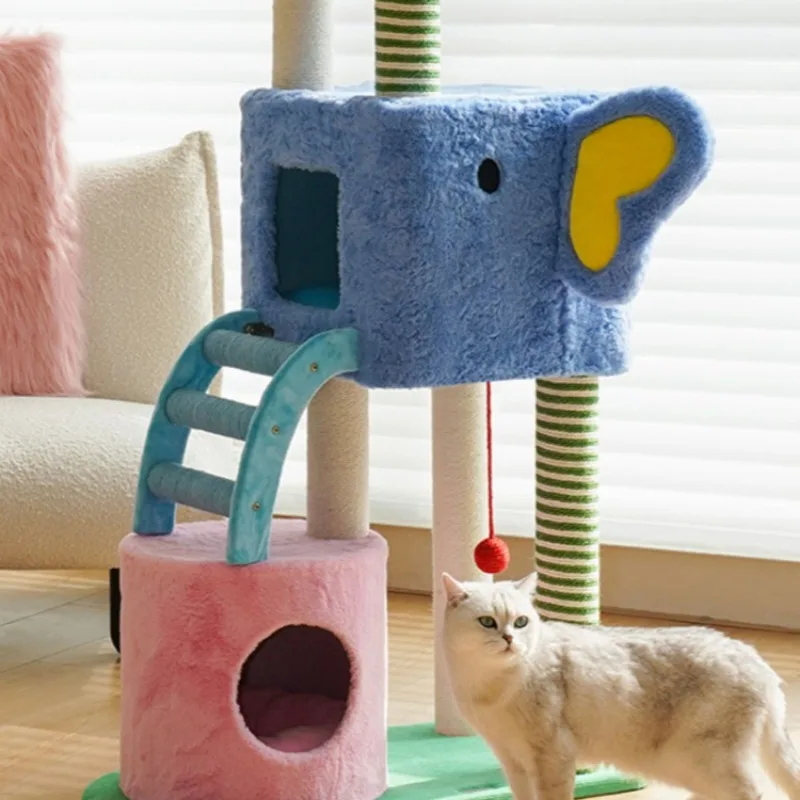 Cat Climbing Cats Grip and Wear Resistance Tree Jumping Platform Cat Scratcher Tower Tree Pet Supplies Products Accessories