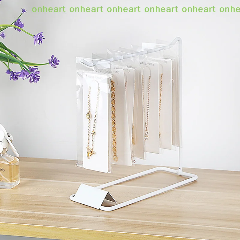 Iron Bracket Jewelry Display Rack for Earrings & Necklaces