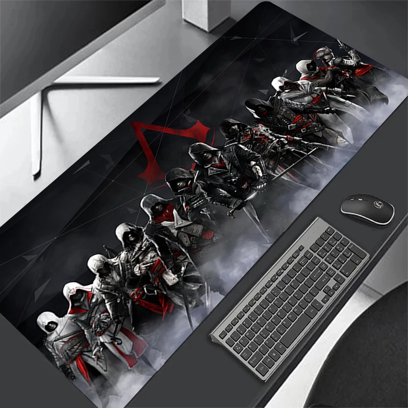 Assassins Creed Non Slip PC Large Gaming Mousepad Accessory Gamer Mouse Pad Size For E-sports Keyboards Mat Boyfriend Gift