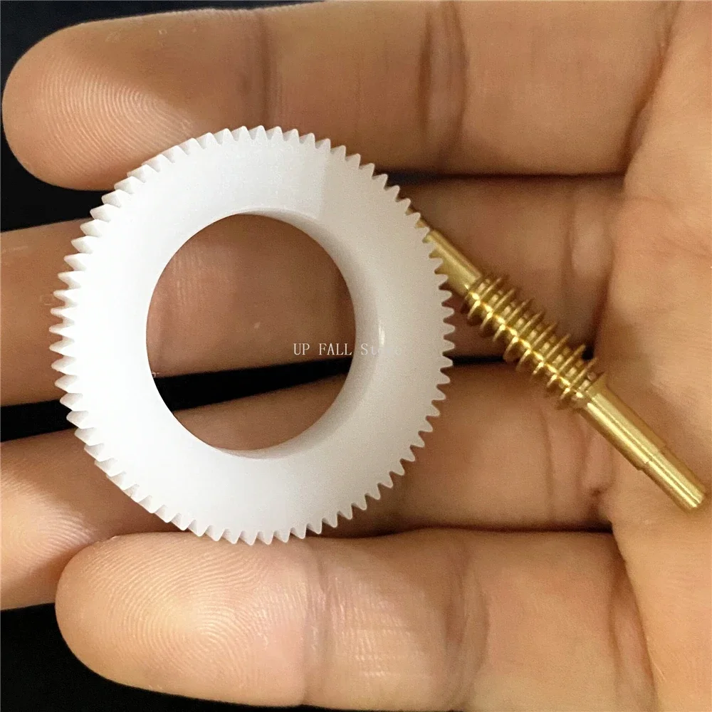 1:71 0,5M 71 Dentes 21,8mm Verme de Cobre Engrenagem de Plástico Modelo de Brinquedo DIY