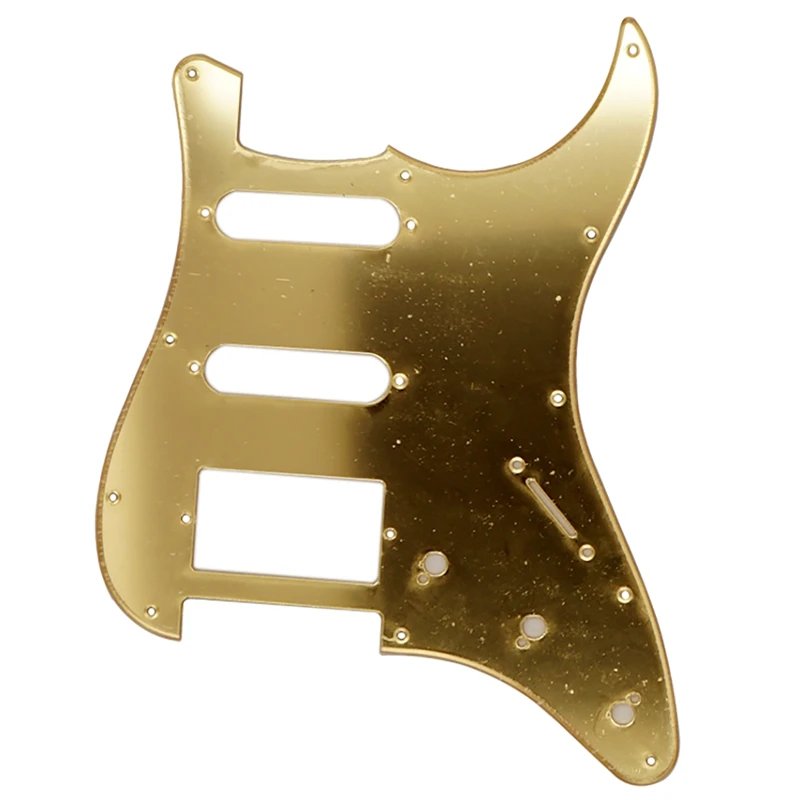 Mirror Guitar Pickguard 11 Holes ST SSH Guitar Scratch Plate With 11Pcs Pickguard Screws For FD ST Guitar Accessories