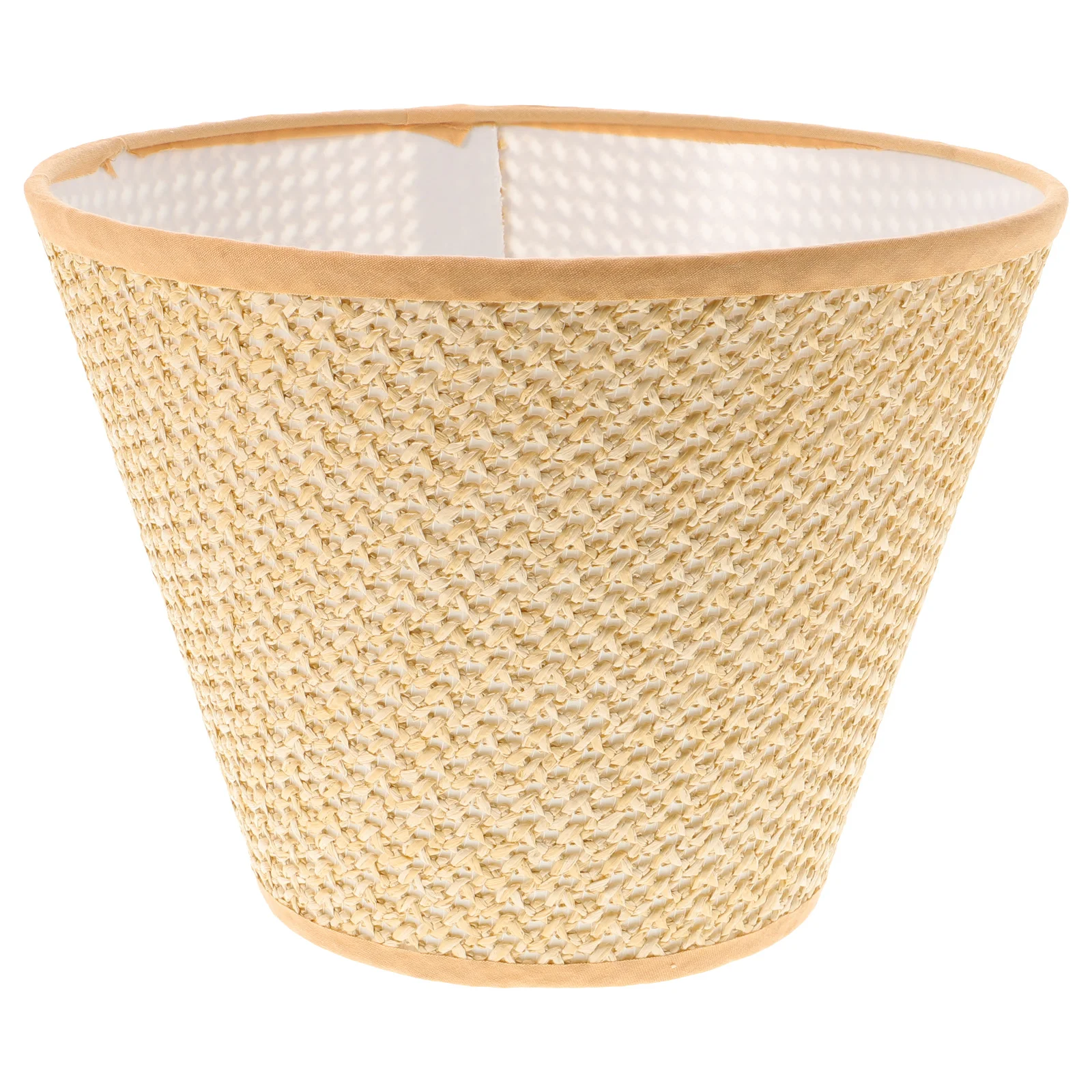 

Woven Lampshade Lamp Cover Durable Table Lamp Shade Replacement Elegant Design Soft Light Home Decor Woven Rattan