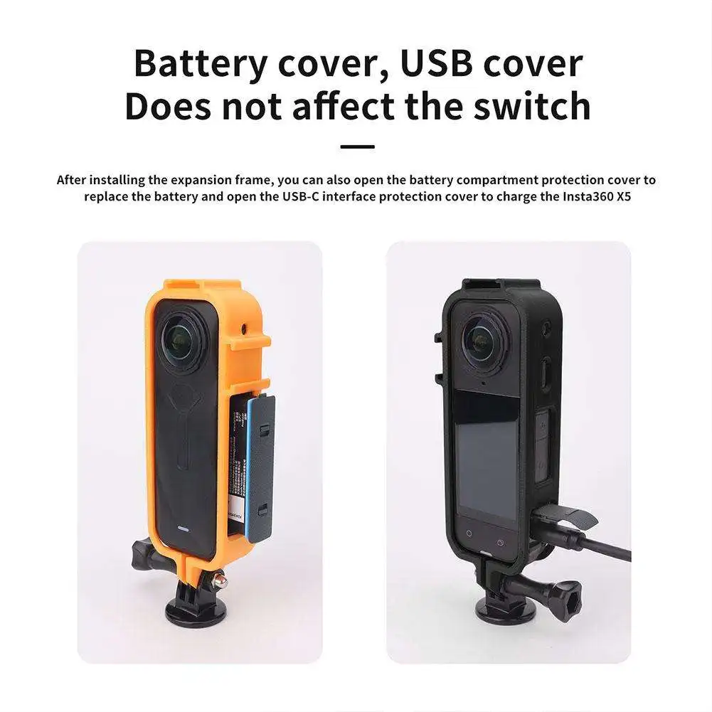 For Insta360 X5 Case X5 Camera Shooting Bracket Landscape Shooting Bracket​ D3J0