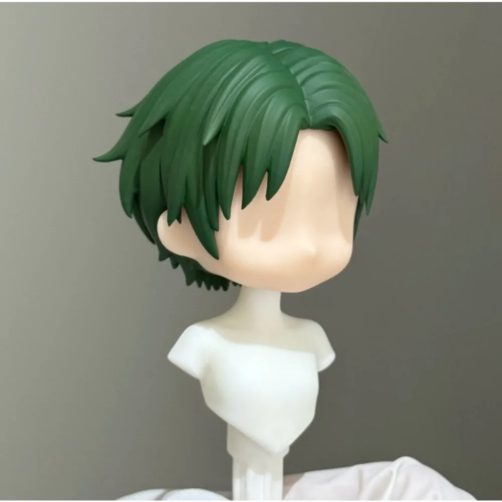 Hasumi Keito Ob11 Doll Head Handmade Faceplates Hair 1/12 Bjd Customized Product Anime Game Cosplay Toy