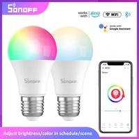 SONOFF B05/B02 Wifi Smart Light Bulb E27 RGB LED Lamp Dimmable Night Light EWelink APP Voice Control For Google Home Alexa