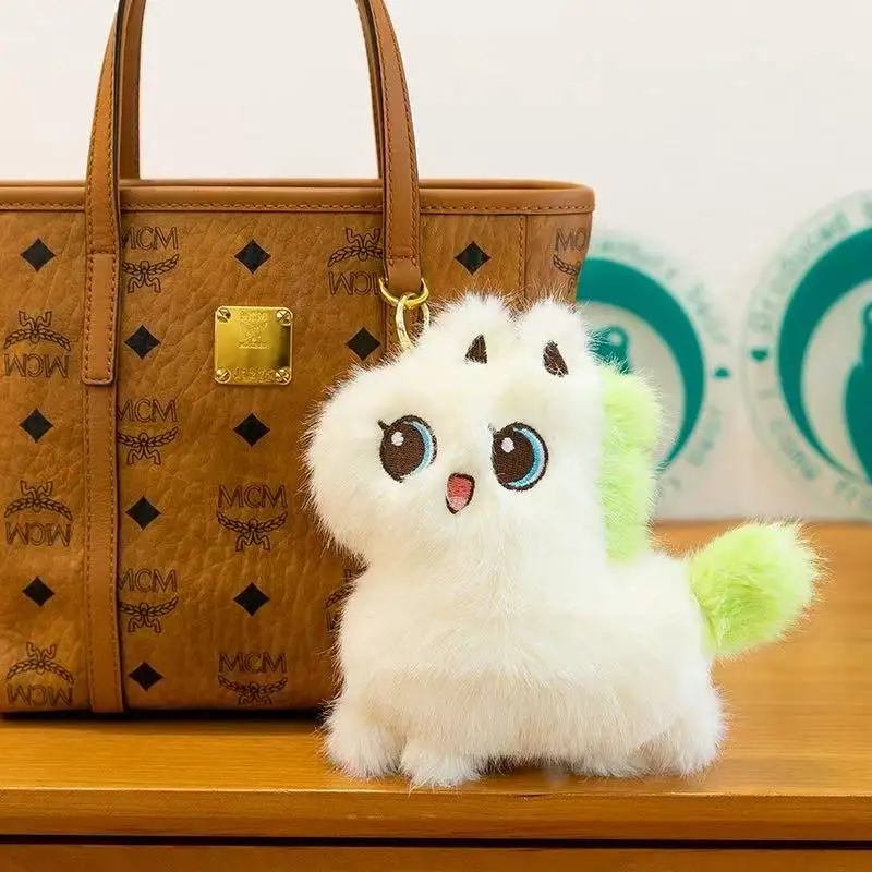 أحدث قلادة لعبة Kawaii القطيفة تجعل صوتًا، مملوءة برسوم الرسوم المتحركة اللطيفة، مثالية لهدية الدمى للأصدقاء