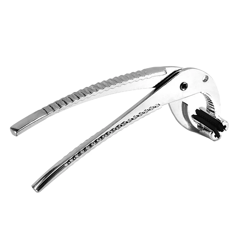 Pinzas de cocina de acero inoxidable, pinza para sartén de Pizza, sartenes para hornear, agarre antideslizante, sartén para Pizza caliente, soporte para olla