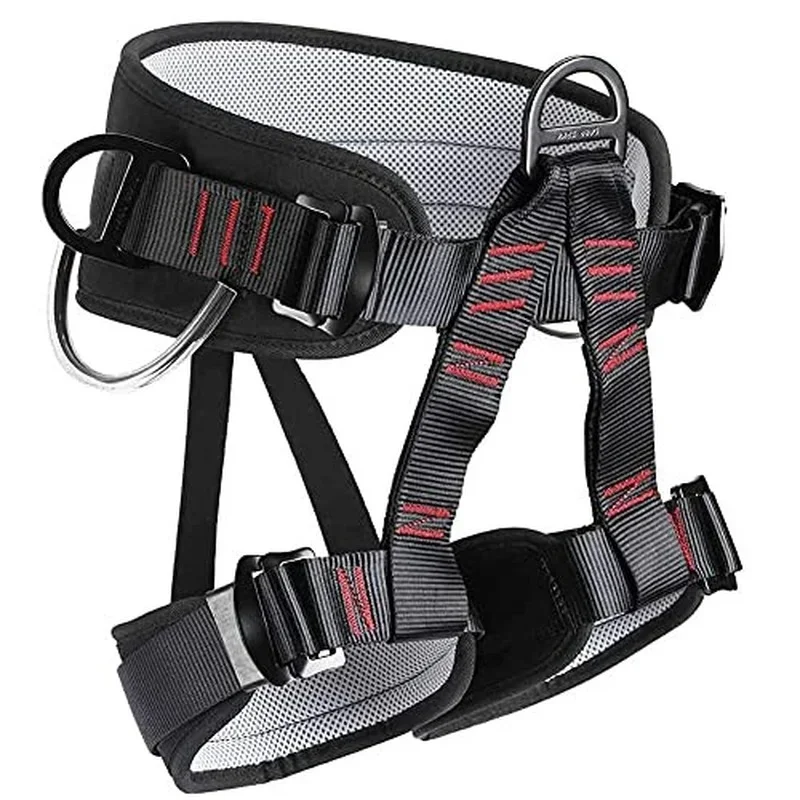 Professional Half-length Safety Belt Adjustable Harness Waist Support Equipment Outdoor Cave Climbing Mountaineering Harness