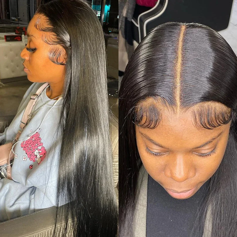 

30 40 Inch Bone Straight Lace Front Wigs For Black Women Human Hair Brazilian 13x4 13x6 360 Hd Lace Frontal 360 Full Lace Wig