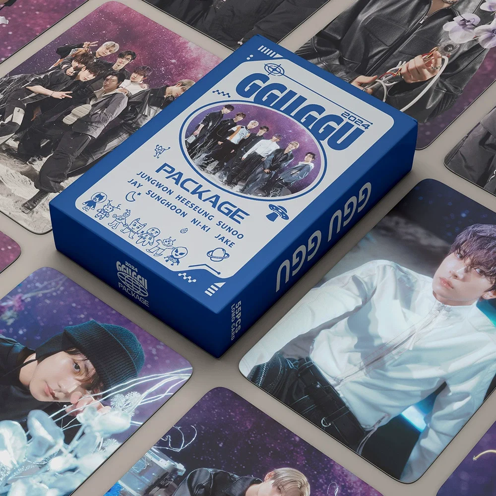 

HEESEUNG JUNGWON Kpop DARK BLOOD Lomo cards Boys Group GGU GGU MEMORABILIA Photocards for boys and girls collectible cards