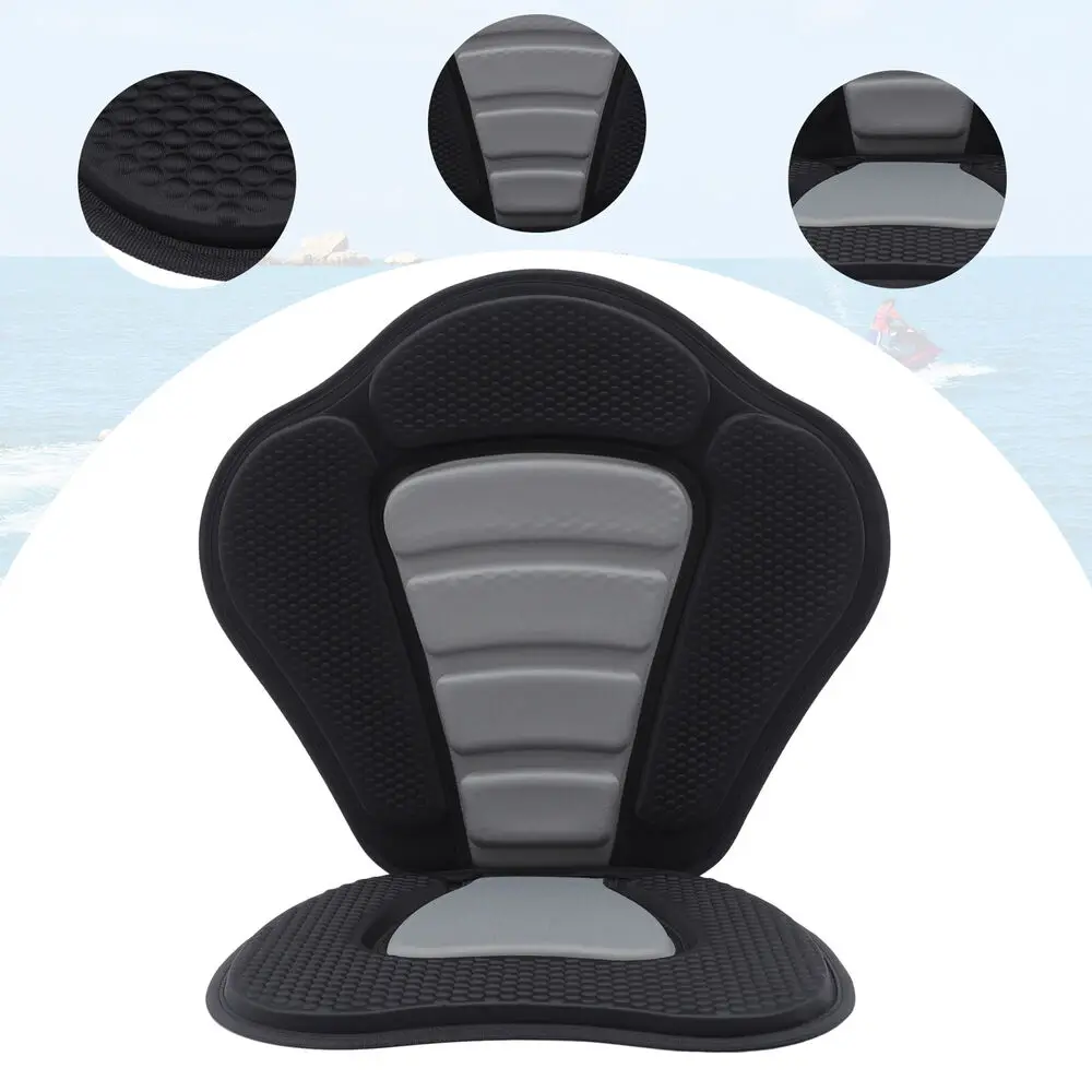 Padded Kayak Seat Cushion for Ultimate Comfort, Adjustable Kayak Seat with Storage Bag for Easy Storage and Support