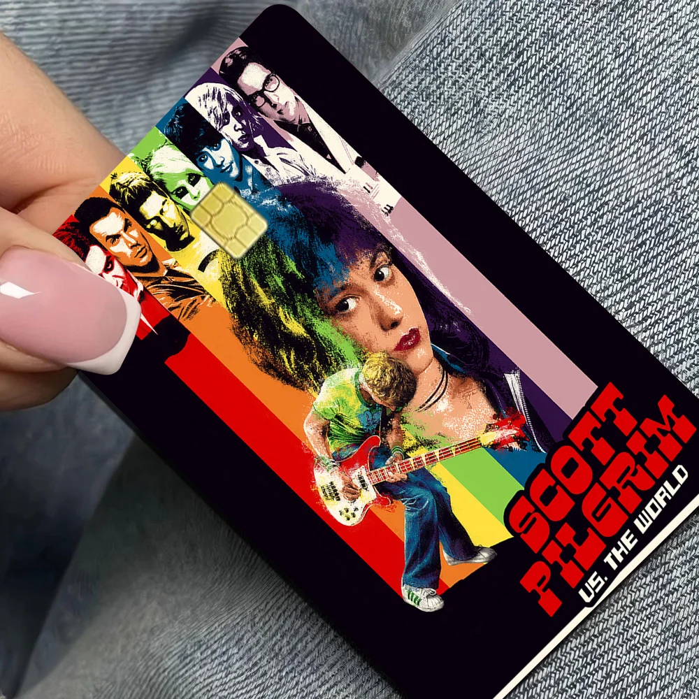 سكوت بيلجريم ضد. حافظة غطاء جلدي لفيلم الرسوم المتحركة من The World Game للجانب الأمامي لبطاقة الخصم الصغيرة والكبيرة بدون رقاقة #5