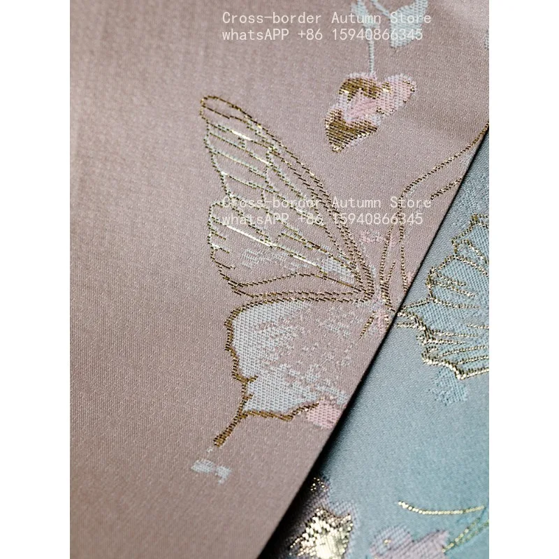 Handmade Double Sided Embossed Gold Thread Tea Runner Waterproof Fabric Tea Table Mat Pot Cushion For Tea Ceremony
