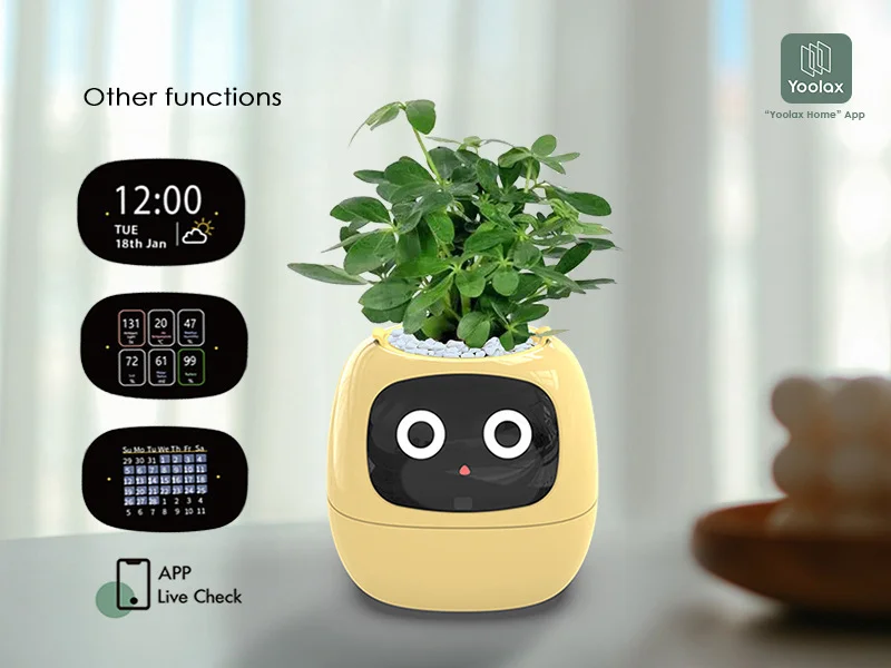 

Plant cute pet robot electronic pet healing table with AI electronic toys creative holiday gifts
