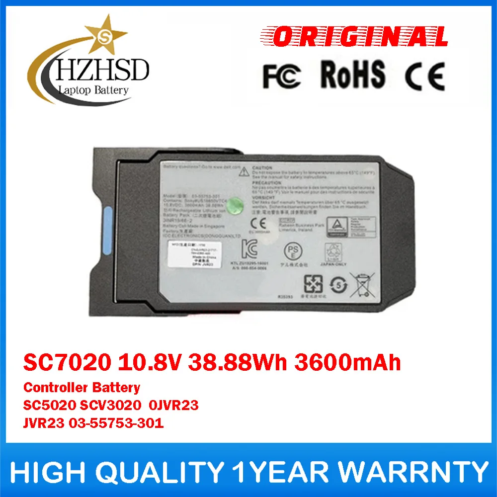 SC7020 10.8V 38.88Wh 3600mAh Genuine Original Controller Battery For DELL SC5020 SCV3020 0JVR23 JVR23 03-55753-301
