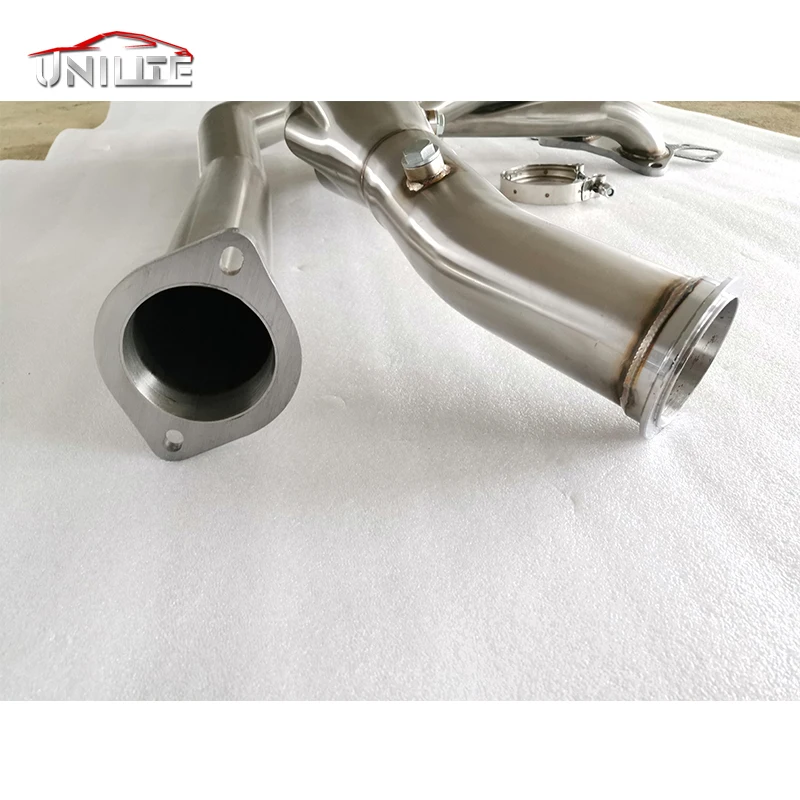 UNILITE SS304 رأس مشعب العادم لـ N issan TB48 مع V-BAND