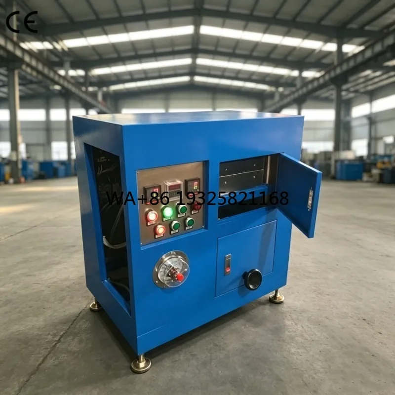 1T Automatic Lab Touchscreen Platen Vulcanizing Press Rubber Plastic Curing Test Machine Electric Heating Hydraulic Vulcanizer