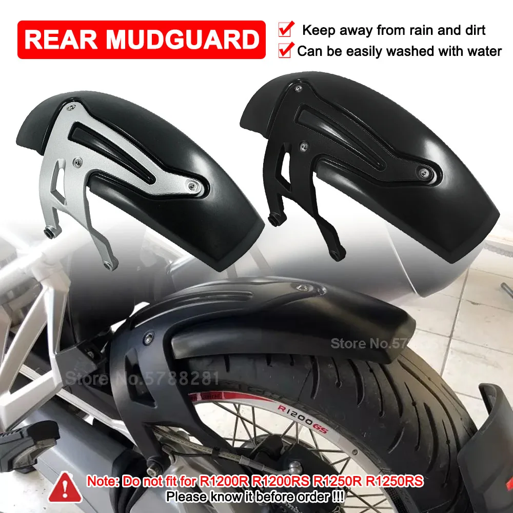 

Motorcycles Rear Fender Mudguard For BMW R1250GS R1200GS Adventure 2013-2023 GS R1250 R1200 Mud Splash Guard Tire Wheel Hugger