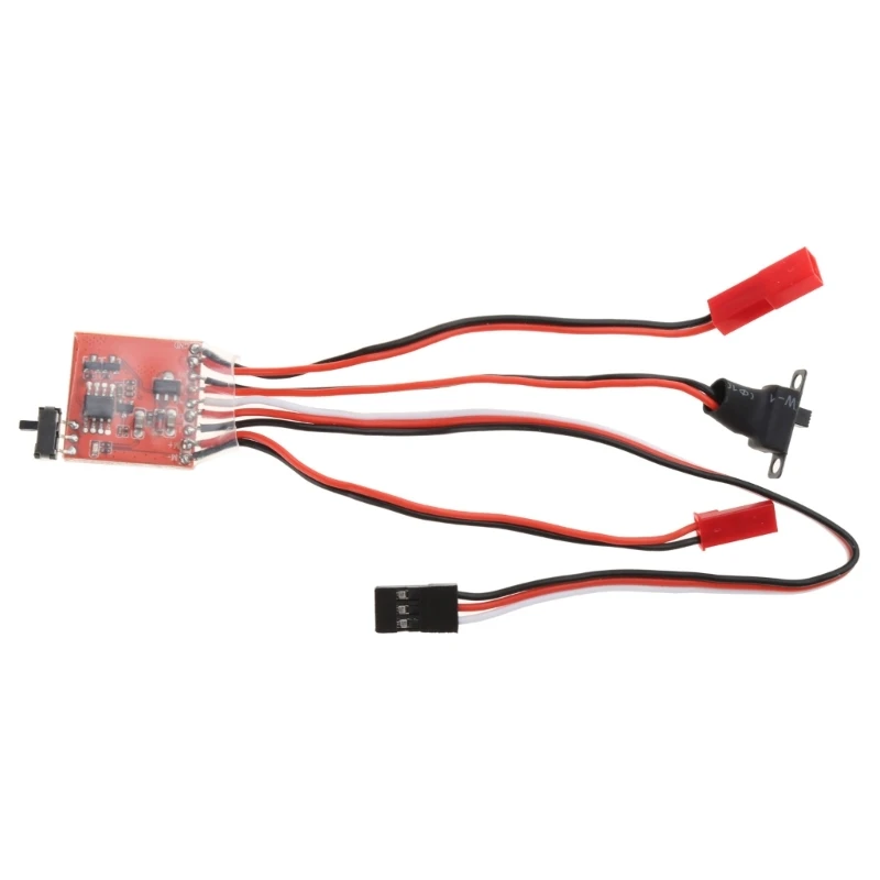 

20A Brushed Electric Speed Controller with Brake 3.0V-9.4V for SCX24 for DIY 1/24 Car Aircraft Tanks