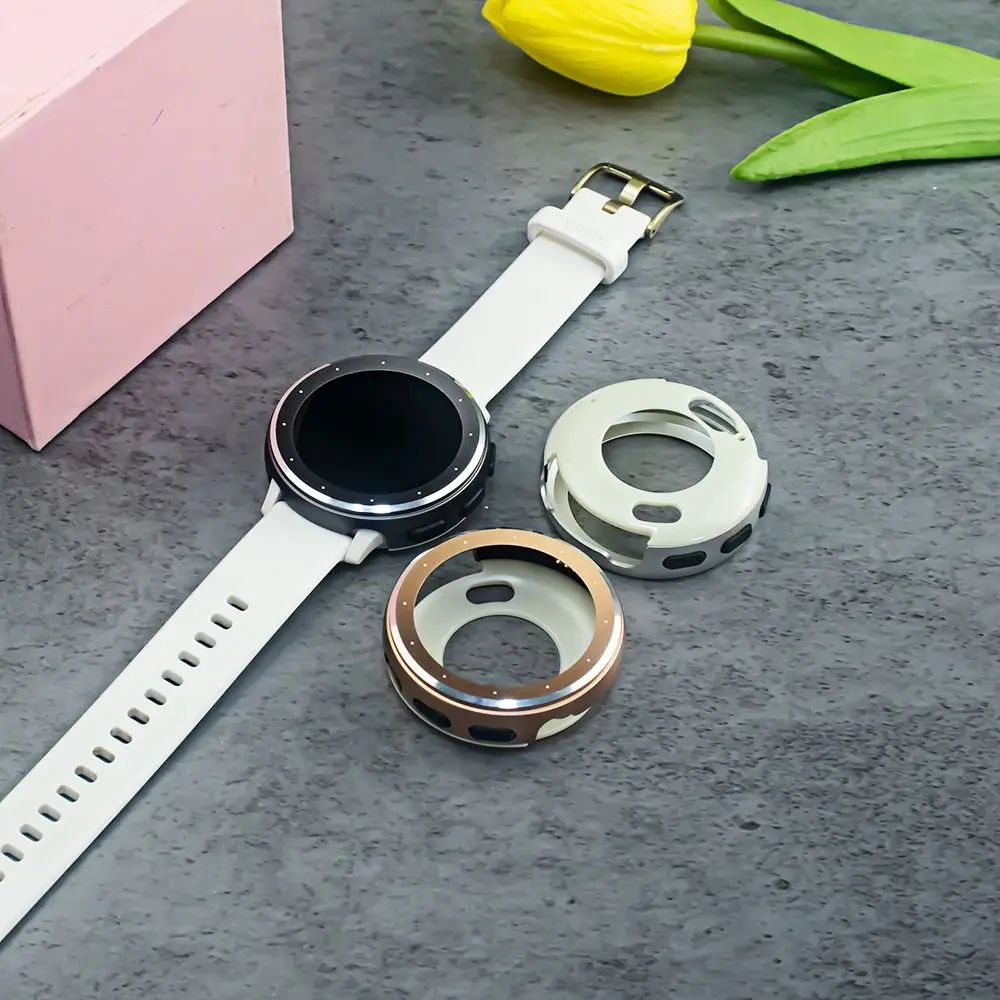 Reemplazo de bisel de reloj de Metal, carcasa protectora a prueba de golpes, Protector de pantalla antiarañazos para Garmin Venu 3S 41MM
