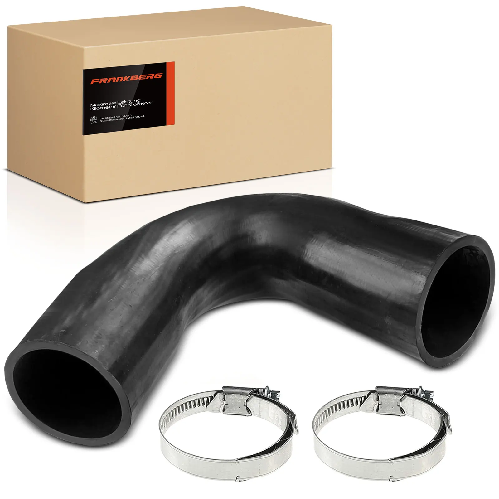 Frankberg 1x Radiatorslang Turbo Slang Ladeluchtkoeler voor Seat Ibiza IV 6J 6P VW Polo 6R 1.6 TDi 6R0145834A