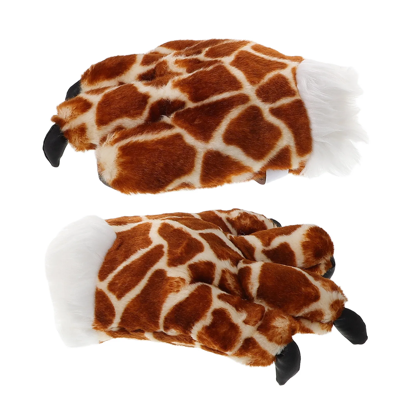 

1 Pair Kids Warm Claw Hand Cute Animal Role Play For Halloween Warm Gloves Winter Hand Paw Gloves For Children Gift