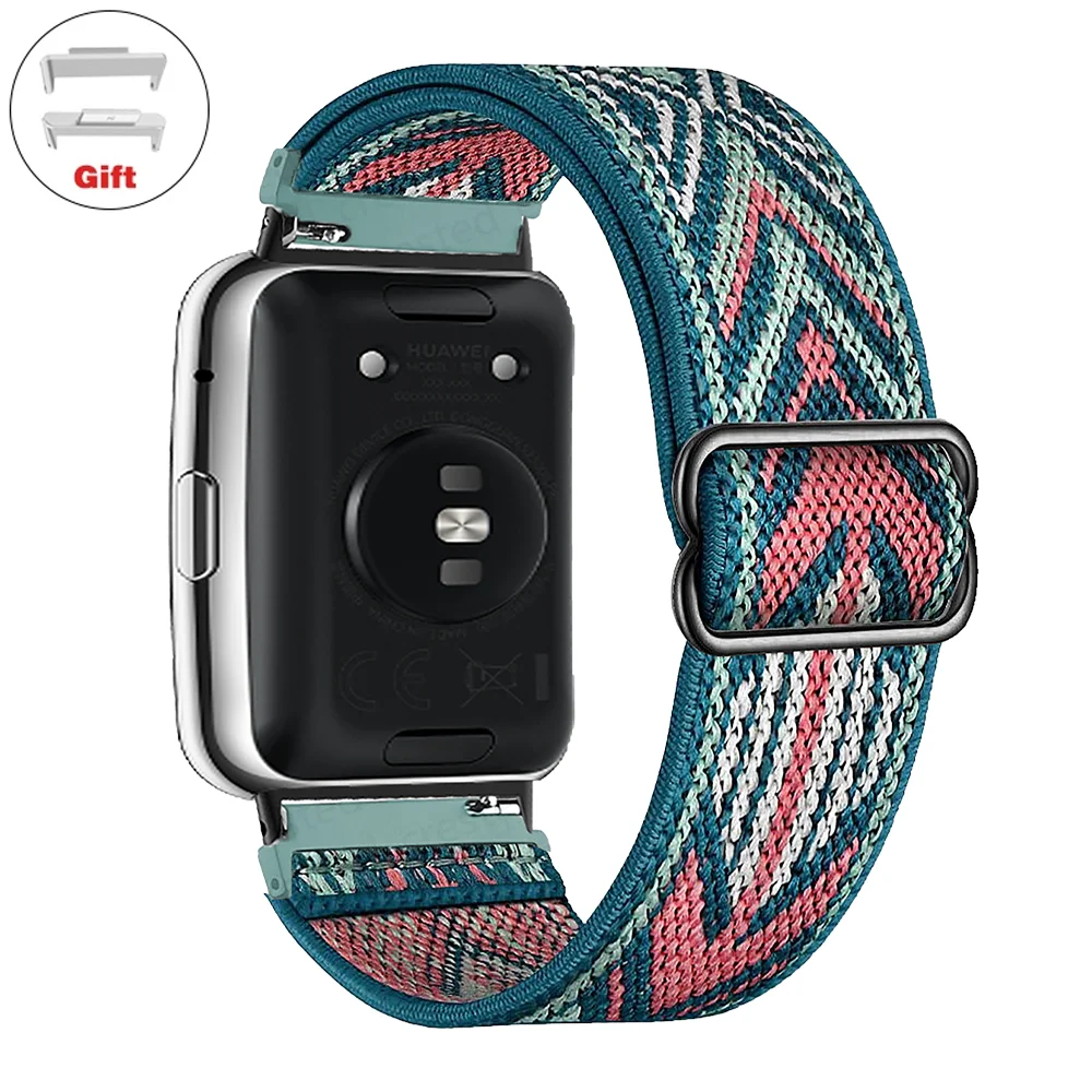 Band Für Huawei Uhr Fit 2 Strap Zubehör Smart uhr Stecker Scrunchie Nylon gürtel Armband Correa Huawei Uhr fit 2 band